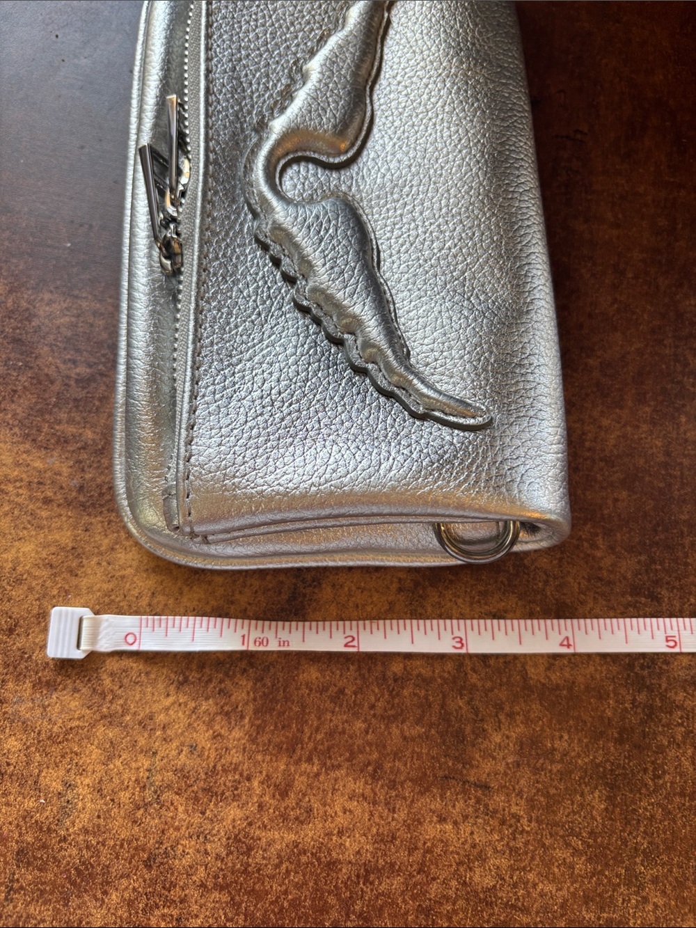 Zadig & Voltaire Pochette Rock Nano Clutch Metallic - Picture 11 of 12